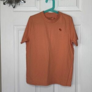 Abercrombie Kids A&F Essential Icon Orange Short SleeveTee Sz 11/12 Color Orange